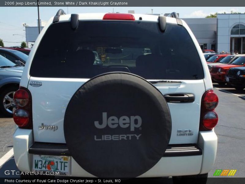 Stone White / Dark Khaki/Light Graystone 2006 Jeep Liberty Limited