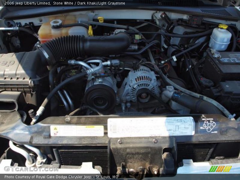Stone White / Dark Khaki/Light Graystone 2006 Jeep Liberty Limited