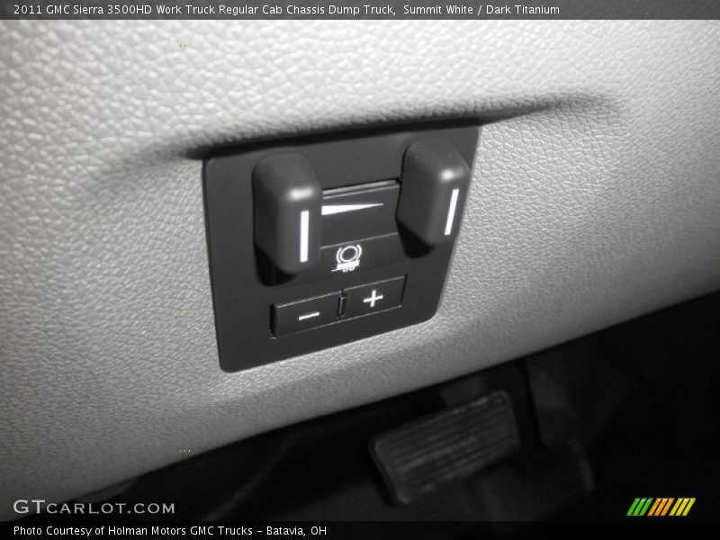 Summit White / Dark Titanium 2011 GMC Sierra 3500HD Work Truck Regular Cab Chassis Dump Truck