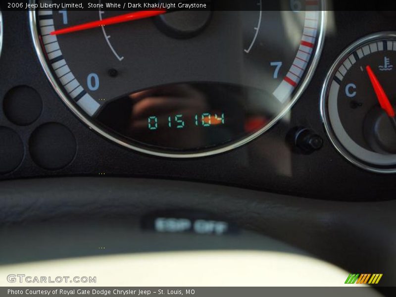 Stone White / Dark Khaki/Light Graystone 2006 Jeep Liberty Limited
