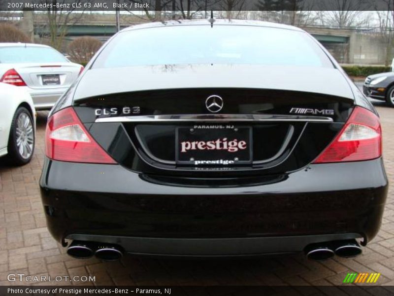 Black / Black 2007 Mercedes-Benz CLS 63 AMG