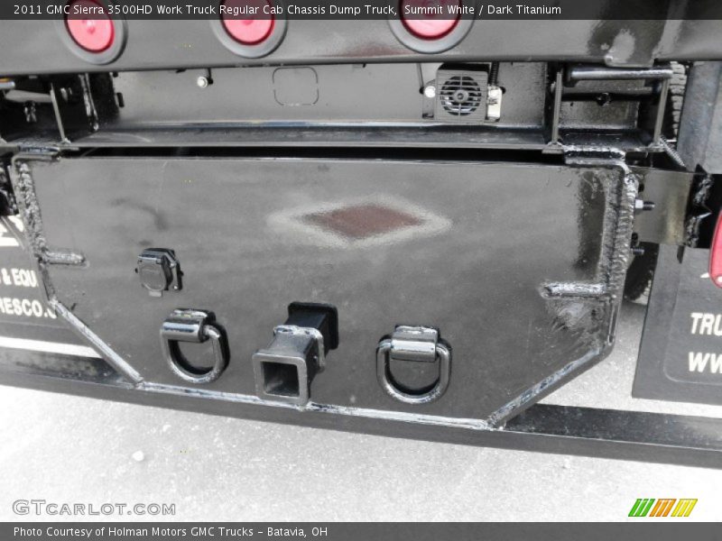 Summit White / Dark Titanium 2011 GMC Sierra 3500HD Work Truck Regular Cab Chassis Dump Truck