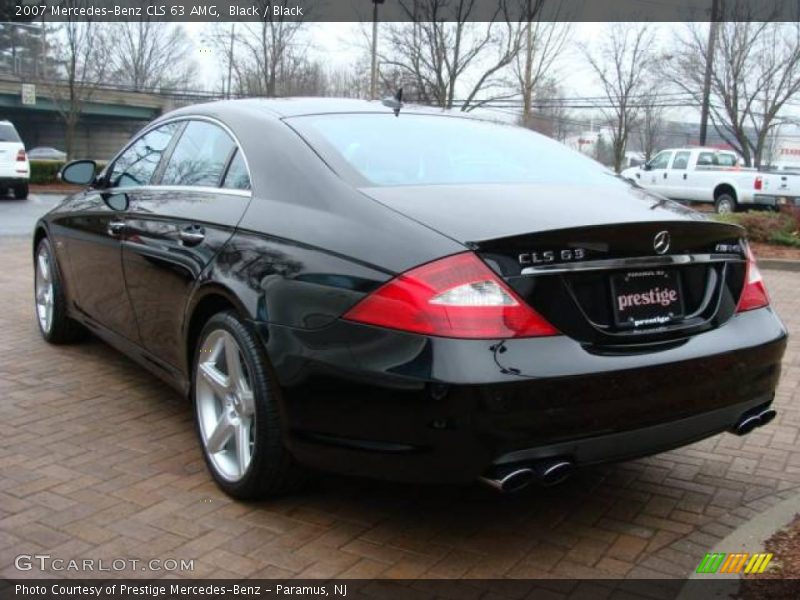 Black / Black 2007 Mercedes-Benz CLS 63 AMG