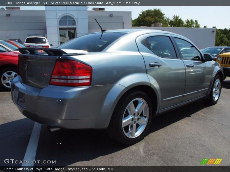 Silver Steel Metallic / Dark Slate Gray/Light Slate Gray 2008 Dodge Avenger R/T