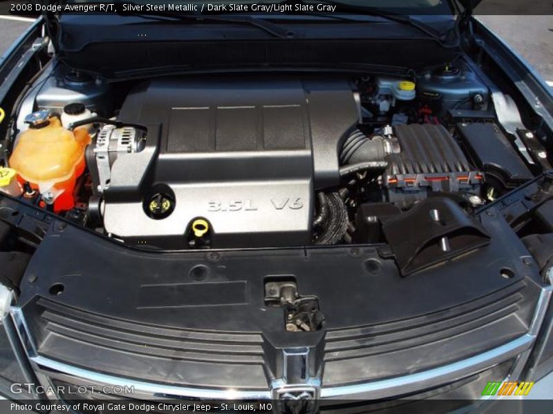 Silver Steel Metallic / Dark Slate Gray/Light Slate Gray 2008 Dodge Avenger R/T