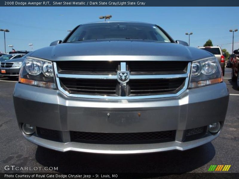 Silver Steel Metallic / Dark Slate Gray/Light Slate Gray 2008 Dodge Avenger R/T