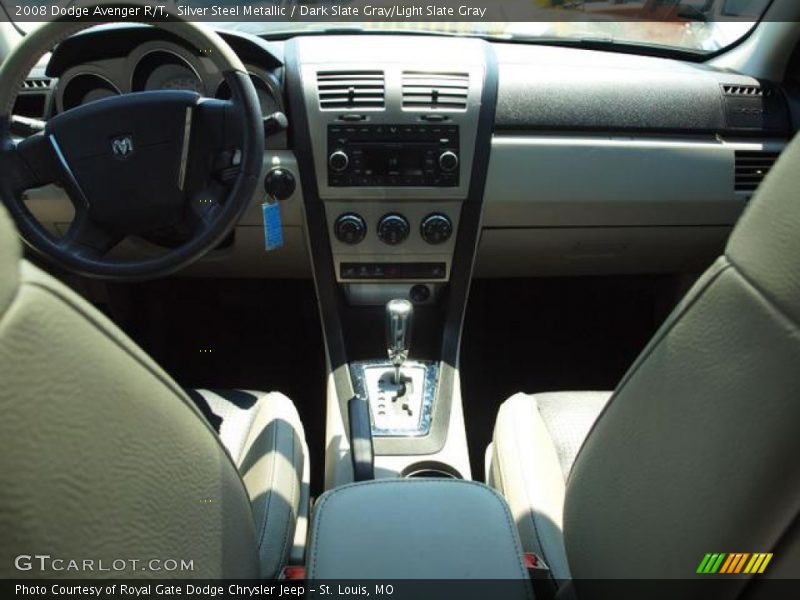 Silver Steel Metallic / Dark Slate Gray/Light Slate Gray 2008 Dodge Avenger R/T