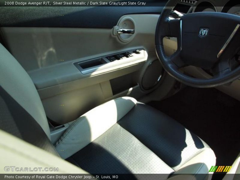 Silver Steel Metallic / Dark Slate Gray/Light Slate Gray 2008 Dodge Avenger R/T