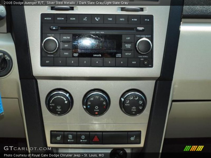 Silver Steel Metallic / Dark Slate Gray/Light Slate Gray 2008 Dodge Avenger R/T