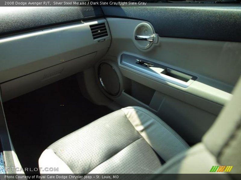 Silver Steel Metallic / Dark Slate Gray/Light Slate Gray 2008 Dodge Avenger R/T