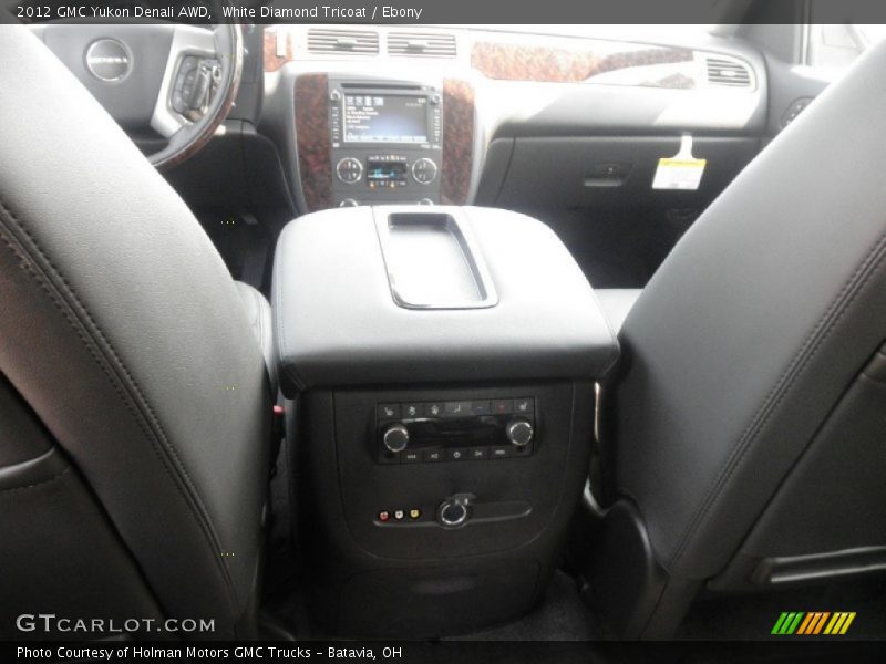White Diamond Tricoat / Ebony 2012 GMC Yukon Denali AWD