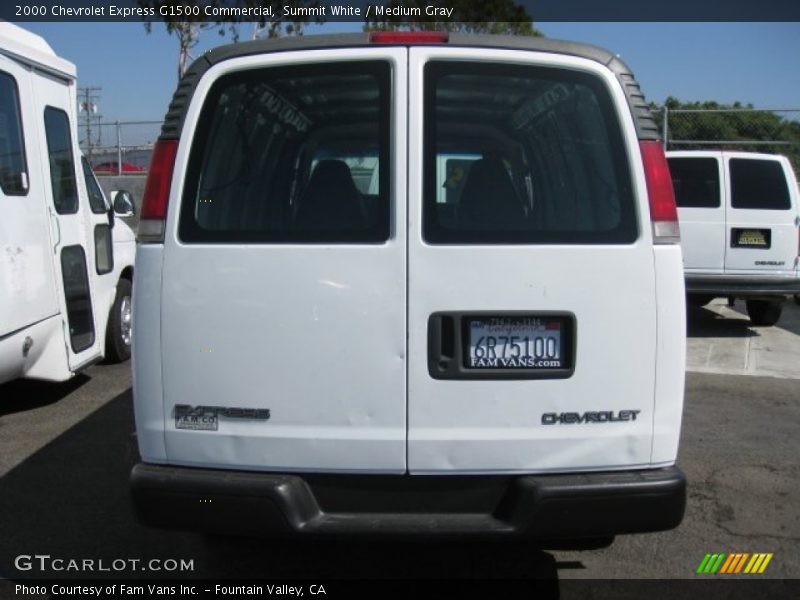 Summit White / Medium Gray 2000 Chevrolet Express G1500 Commercial