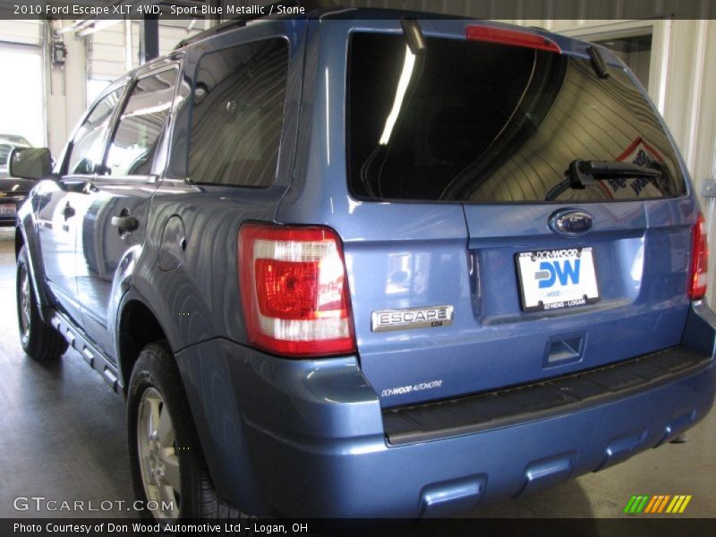 Sport Blue Metallic / Stone 2010 Ford Escape XLT 4WD