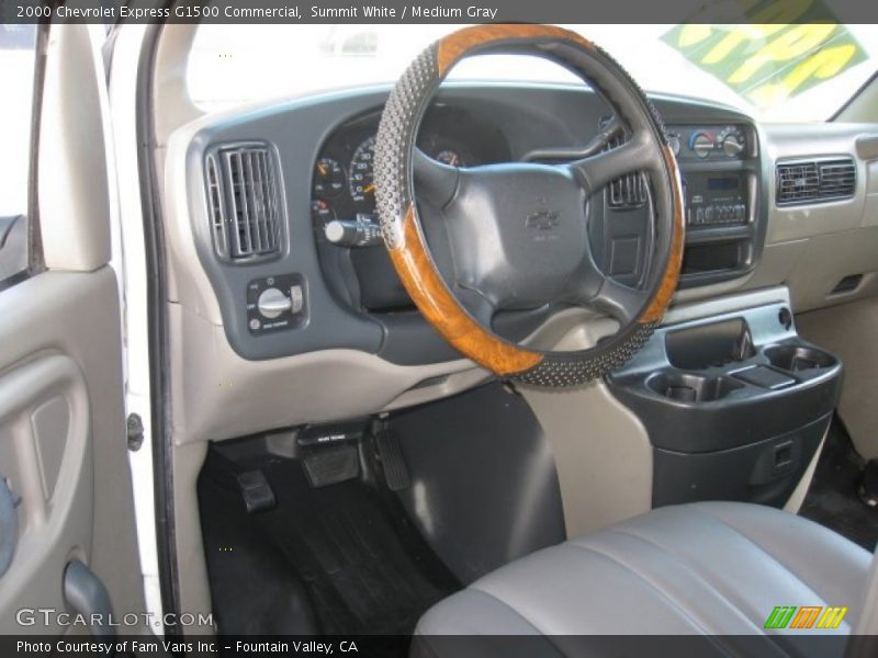 Summit White / Medium Gray 2000 Chevrolet Express G1500 Commercial