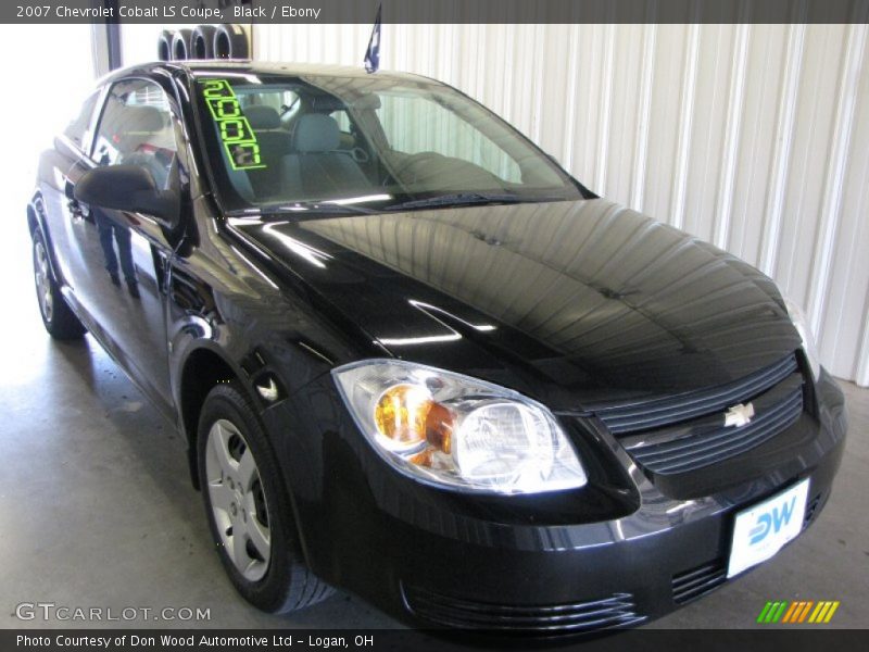 Black / Ebony 2007 Chevrolet Cobalt LS Coupe