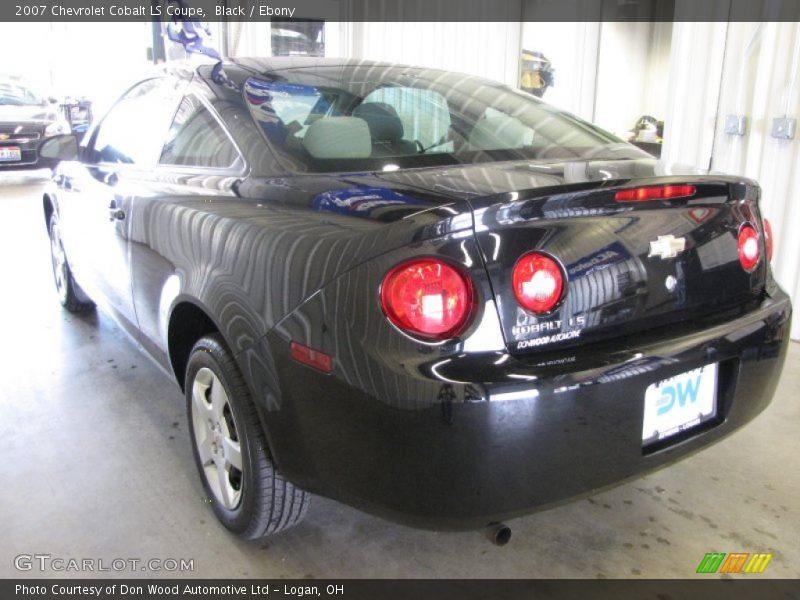 Black / Ebony 2007 Chevrolet Cobalt LS Coupe
