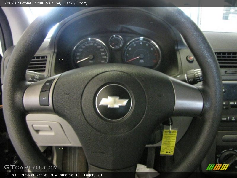 Black / Ebony 2007 Chevrolet Cobalt LS Coupe