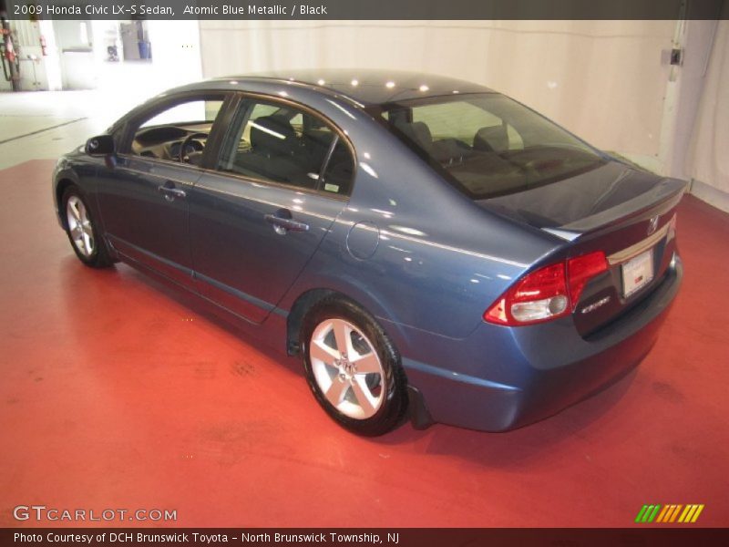 Atomic Blue Metallic / Black 2009 Honda Civic LX-S Sedan