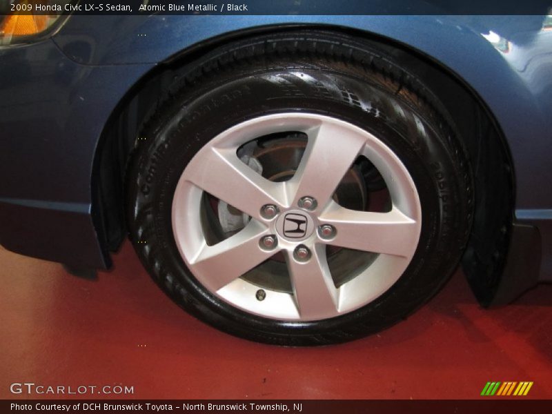 Atomic Blue Metallic / Black 2009 Honda Civic LX-S Sedan