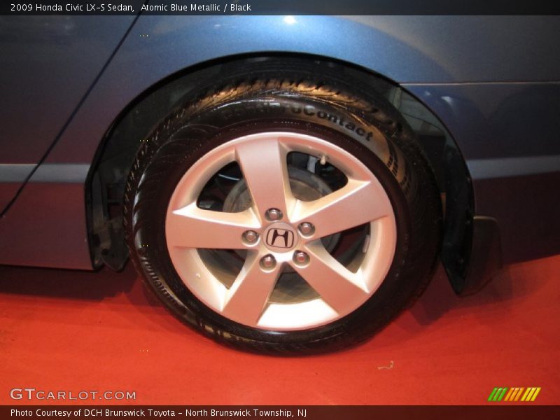 Atomic Blue Metallic / Black 2009 Honda Civic LX-S Sedan