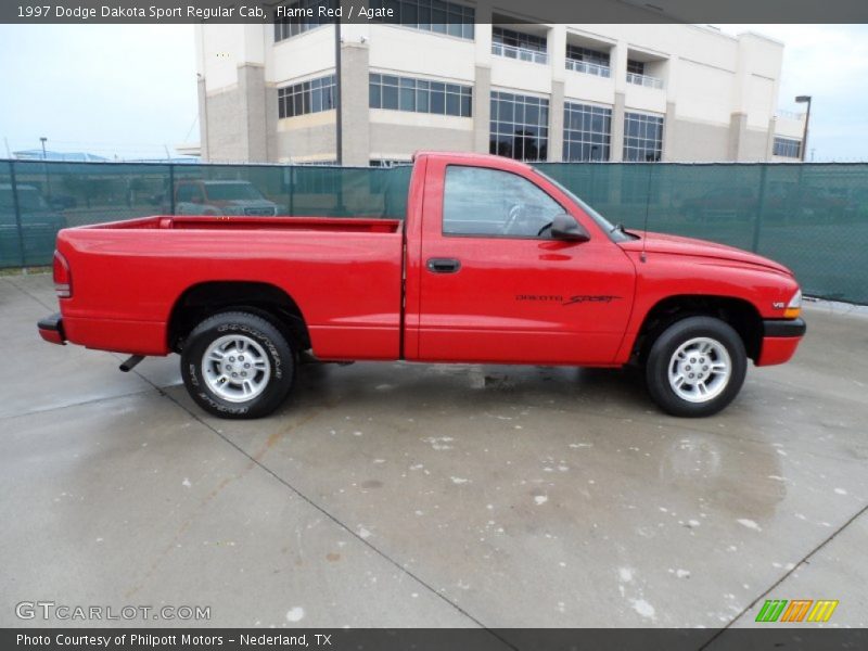  1997 Dakota Sport Regular Cab Flame Red