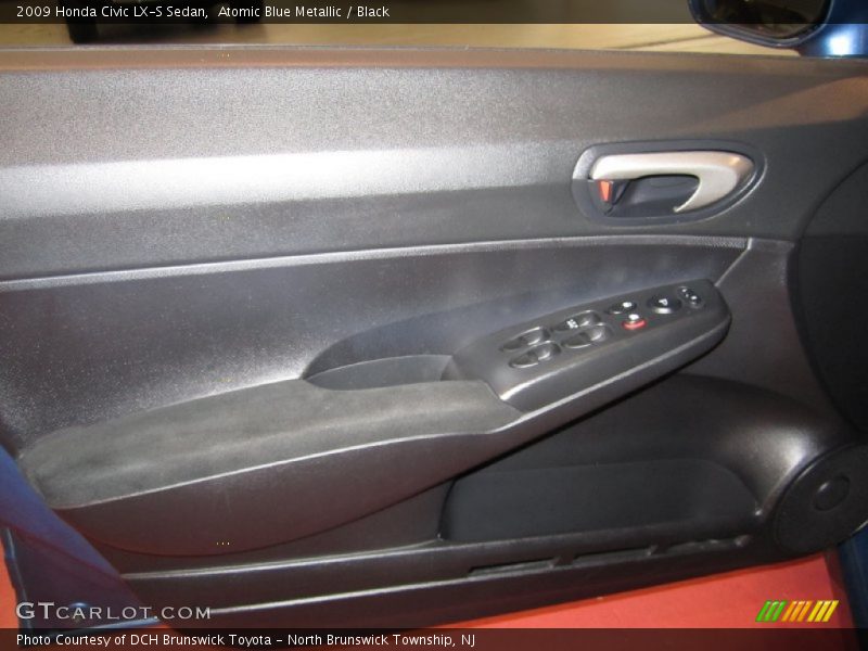 Atomic Blue Metallic / Black 2009 Honda Civic LX-S Sedan