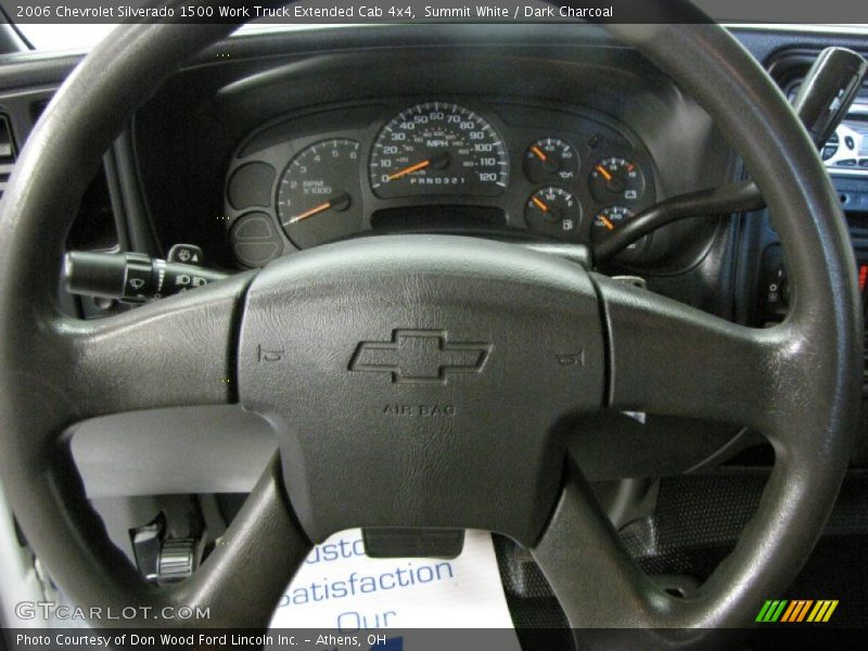  2006 Silverado 1500 Work Truck Extended Cab 4x4 Steering Wheel