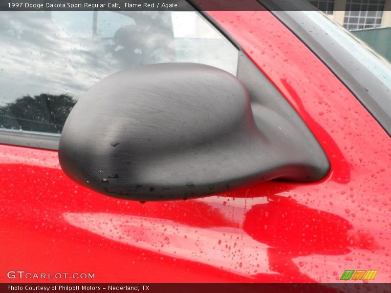 Flame Red / Agate 1997 Dodge Dakota Sport Regular Cab