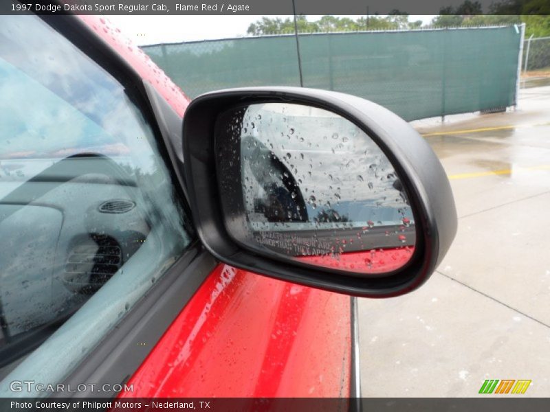 Flame Red / Agate 1997 Dodge Dakota Sport Regular Cab