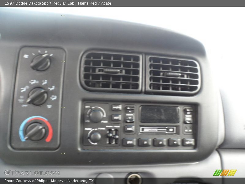 Flame Red / Agate 1997 Dodge Dakota Sport Regular Cab