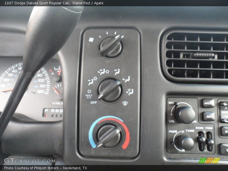 Controls of 1997 Dakota Sport Regular Cab