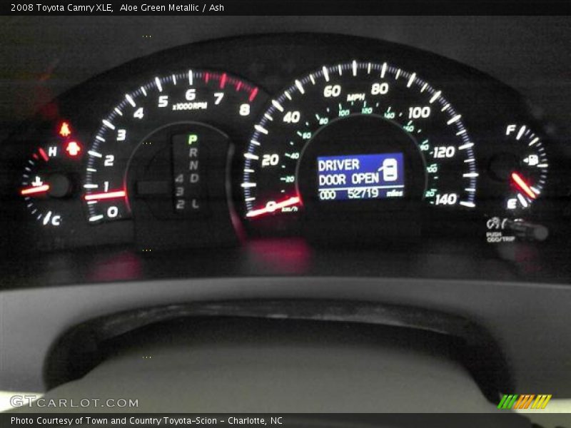 Aloe Green Metallic / Ash 2008 Toyota Camry XLE