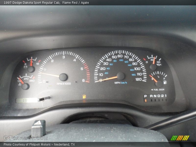  1997 Dakota Sport Regular Cab Sport Regular Cab Gauges