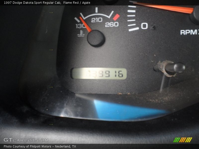 Flame Red / Agate 1997 Dodge Dakota Sport Regular Cab