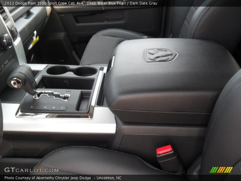 Deep Water Blue Pearl / Dark Slate Gray 2011 Dodge Ram 1500 Sport Crew Cab 4x4