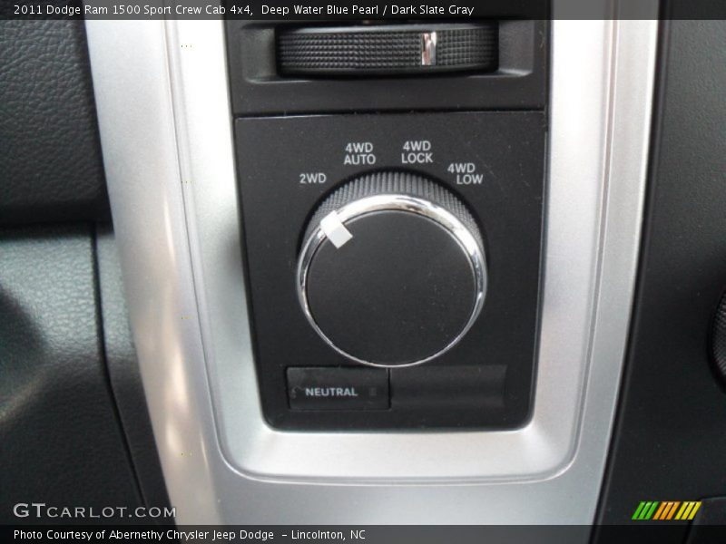 Deep Water Blue Pearl / Dark Slate Gray 2011 Dodge Ram 1500 Sport Crew Cab 4x4