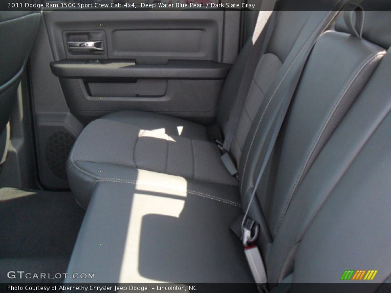 Deep Water Blue Pearl / Dark Slate Gray 2011 Dodge Ram 1500 Sport Crew Cab 4x4