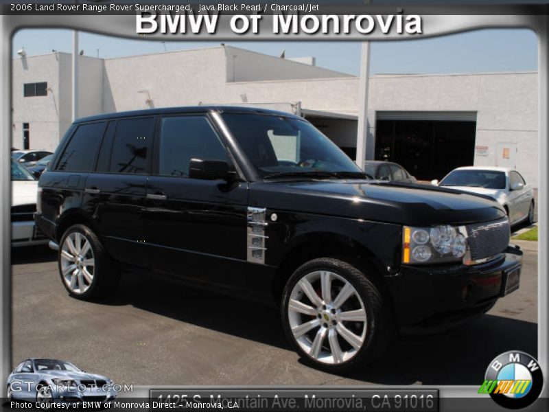 Java Black Pearl / Charcoal/Jet 2006 Land Rover Range Rover Supercharged