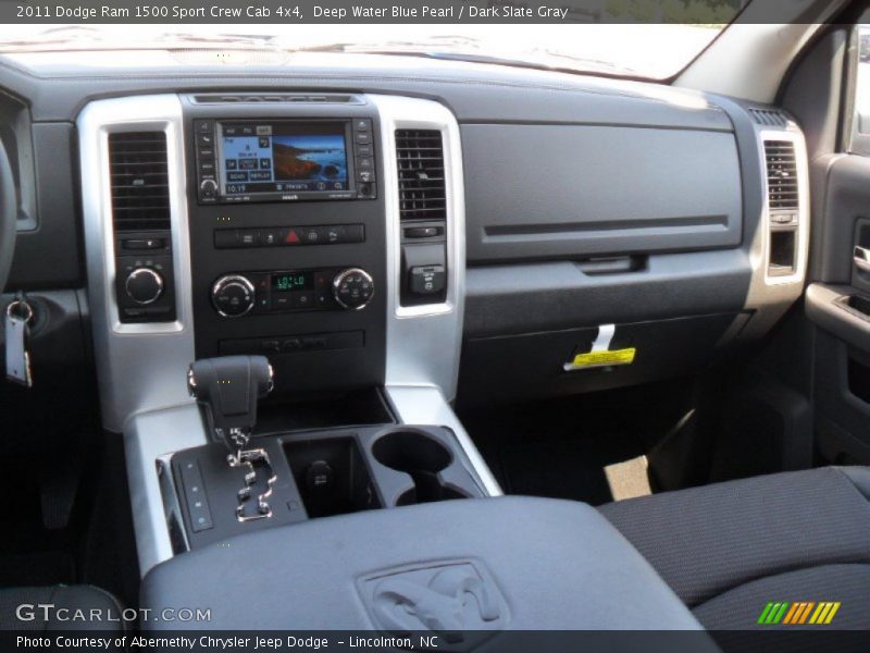 Deep Water Blue Pearl / Dark Slate Gray 2011 Dodge Ram 1500 Sport Crew Cab 4x4