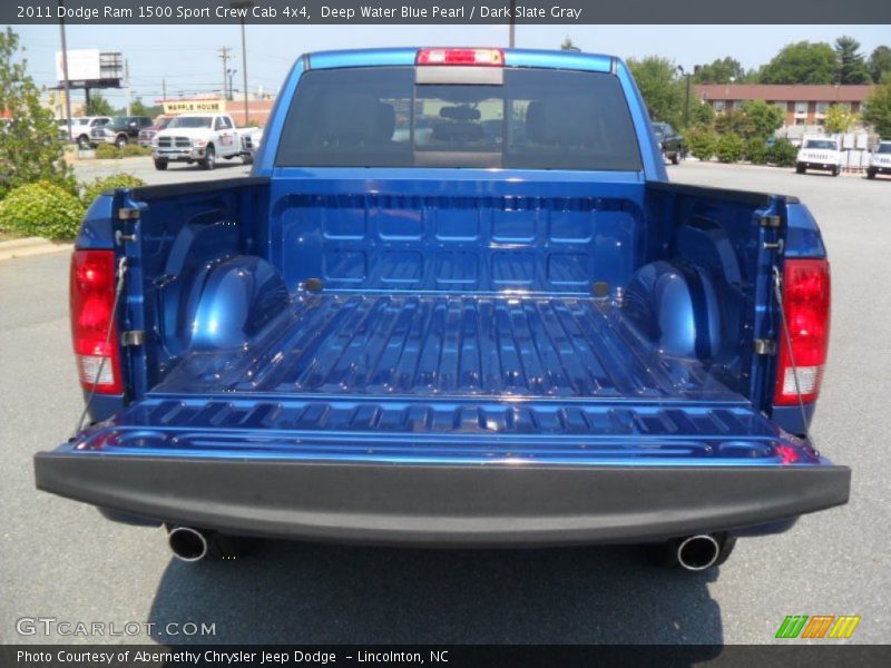 Deep Water Blue Pearl / Dark Slate Gray 2011 Dodge Ram 1500 Sport Crew Cab 4x4