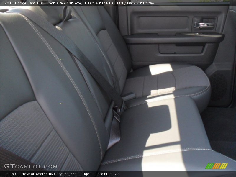 Deep Water Blue Pearl / Dark Slate Gray 2011 Dodge Ram 1500 Sport Crew Cab 4x4