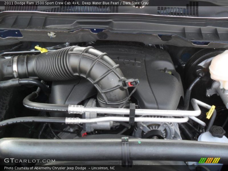 Deep Water Blue Pearl / Dark Slate Gray 2011 Dodge Ram 1500 Sport Crew Cab 4x4