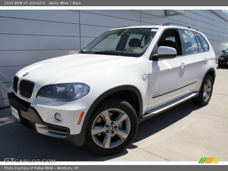 Alpine White / Black 2009 BMW X5 xDrive30i