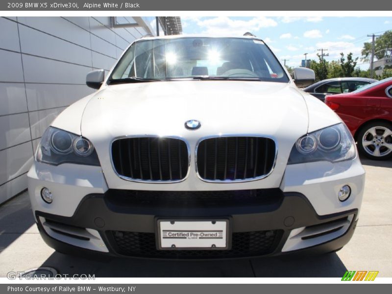Alpine White / Black 2009 BMW X5 xDrive30i