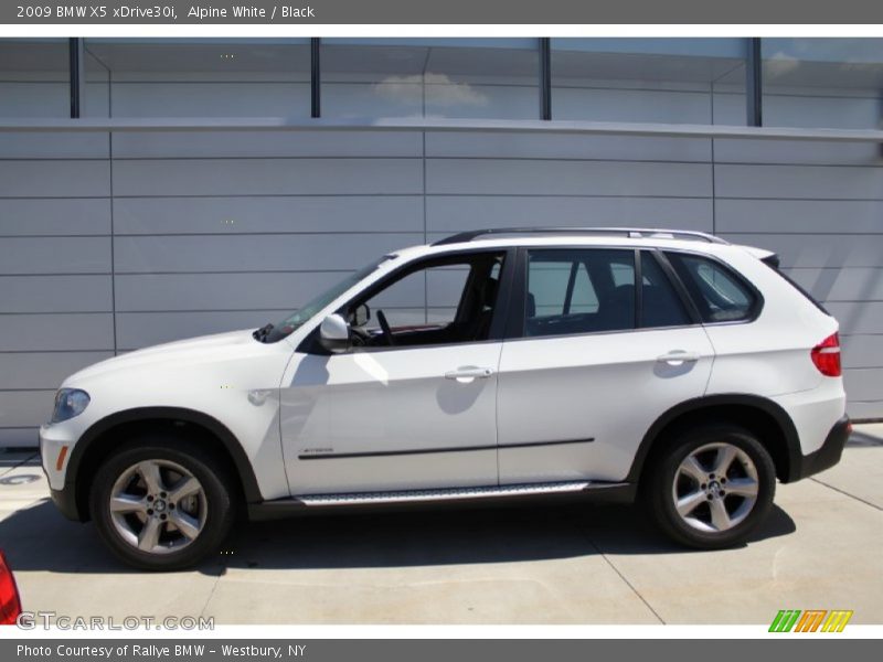 Alpine White / Black 2009 BMW X5 xDrive30i