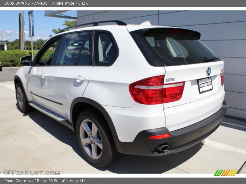 Alpine White / Black 2009 BMW X5 xDrive30i