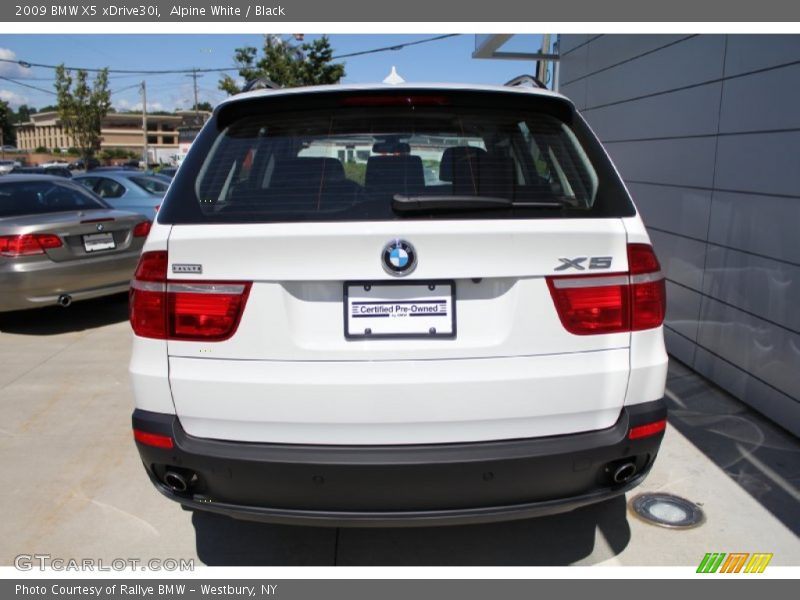 Alpine White / Black 2009 BMW X5 xDrive30i