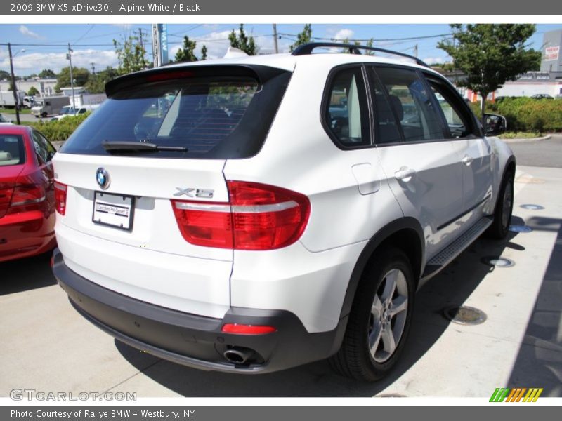 Alpine White / Black 2009 BMW X5 xDrive30i
