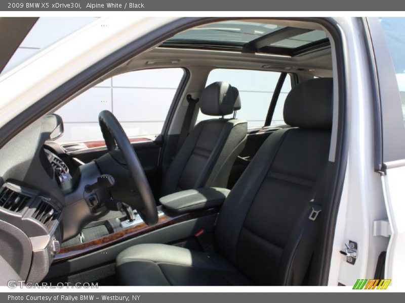 Alpine White / Black 2009 BMW X5 xDrive30i