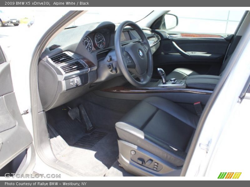 Alpine White / Black 2009 BMW X5 xDrive30i